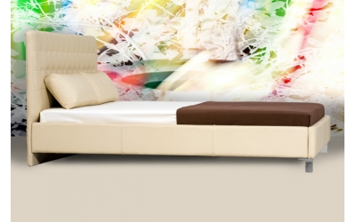 Leatherette bed